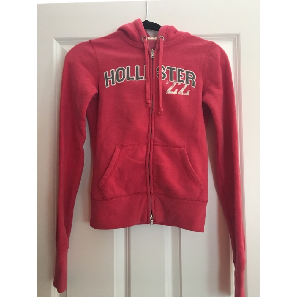 Pink Hollister Zip-Up - WILL TAKE OFFERS
